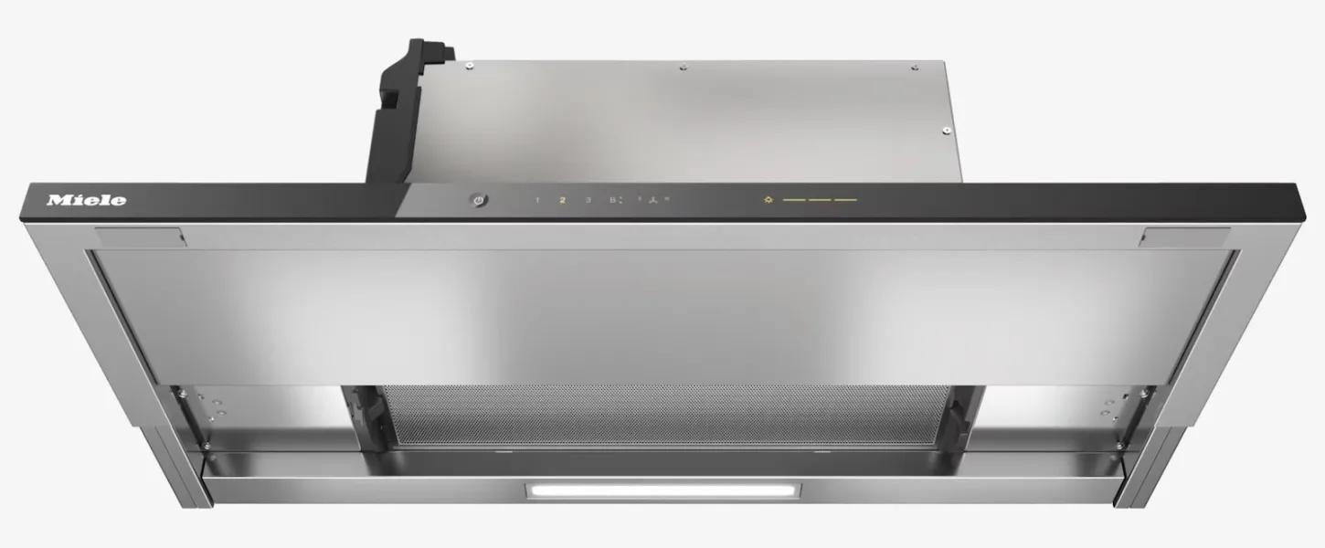 Συρόμενος Απορροφητήρας Miele DAS 4930 Μαύρο obsidian με Wi-Fi 89.6cm