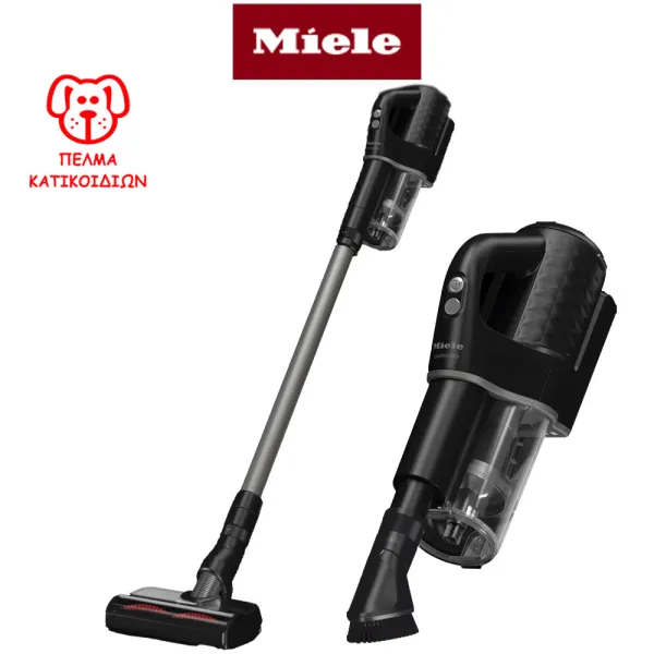 Επαναφορτιζόμενη Σκούπα 2 σε 1 Stick & Χειρός Miele Duoflex HX1 Cat & Dog 25V Μαύρη