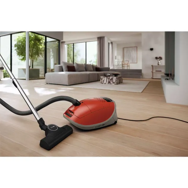 Ηλεκτρική Σκούπα Miele Guard M1 Standard 890W με Σακούλα 4.5lt Κόκκινη