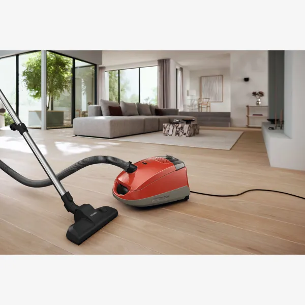 Ηλεκτρική Σκούπα Miele Guard S1 Junior 890W με Σακούλα 3.5lt Κόκκινη