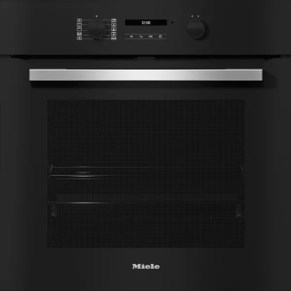 Εντοιχιζόμενος φούρνος Miele H 2766-1 BP 125 Edition Μαύρο Obsidian 76lt με λειτουργία AirFry, δικτύωση και πυρόλυση