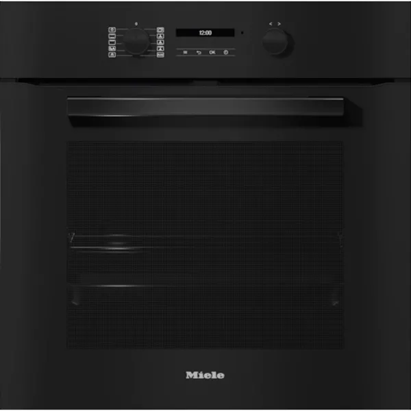Εντοιχιζόμενος φούρνος Miele H 2861-1 BP 125 Edition Obsidian Black 76lt με λειτουργία AirFry, δικτύωση και πυρόλυση