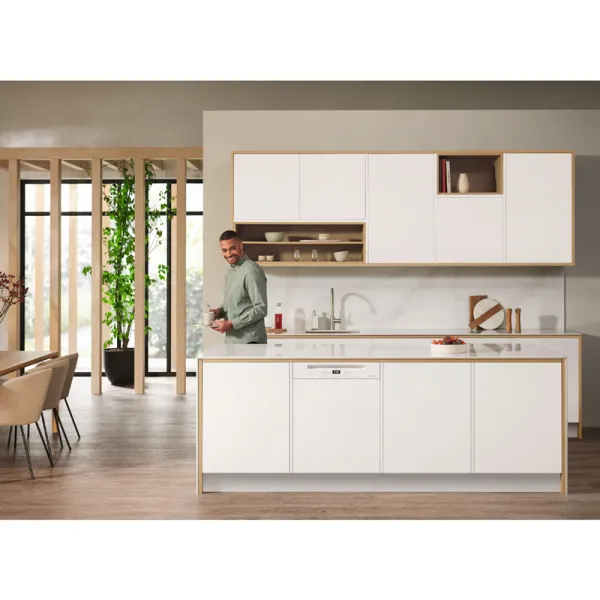 Ημι-εντοιχιζόμενο πλυντήριο πιάτων Miele G5811 SCi Active Plus Λευκό