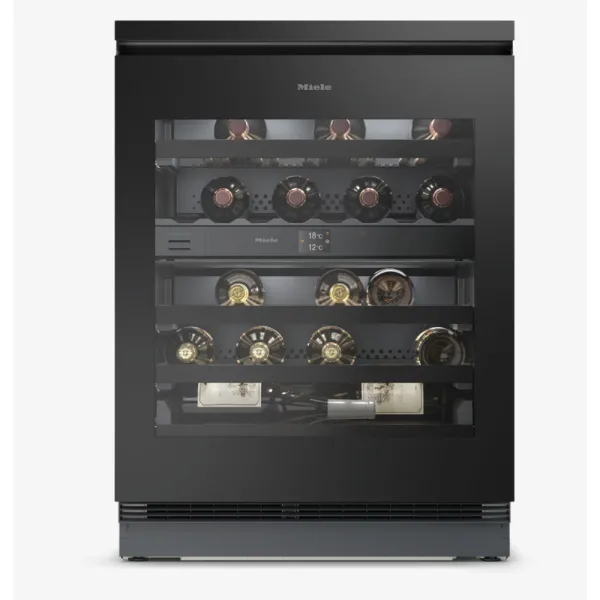 Συντηρητής κρασιών Miele KWTUS7074F Μαύρο obsidian γυαλί