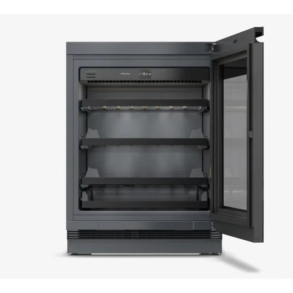 Εντοιχιζόμενος συντηρητής κρασιών Miele KWTUS 7054 F Μαύρο obsidian γυαλί