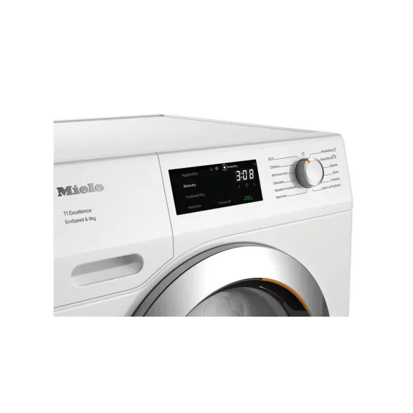 Στεγνωτήριο Miele TEH795WP EU1 LW EcoSpeed 9kg με αντλία θερμότητας