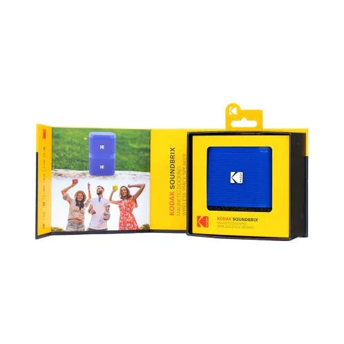 Kodak Φορητό Bluetooth Ηχείο 5W Magnetic Connect Overload Backstage Blue