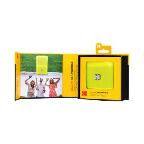Kodak Φορητό Bluetooth Ηχείο 5W Magnetic Connect Yellins Yellow