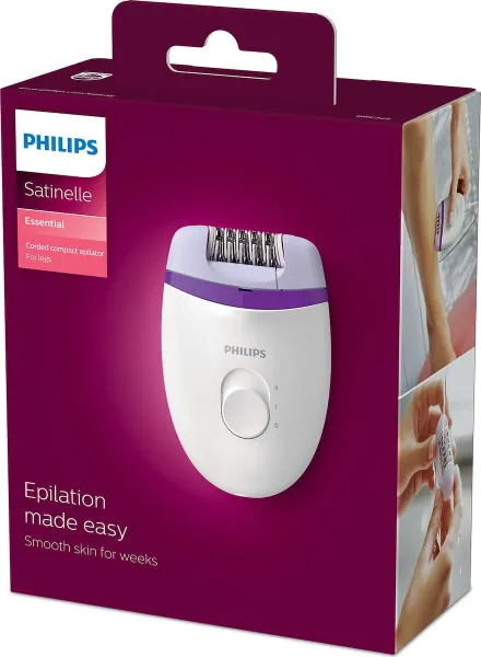 Αποτριχωτική Μηχανή Epilator Philips BRE225/00 Satinelle Essential για το Σώμα