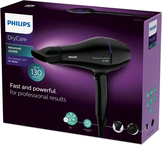 Πιστολάκι Μαλλιών Philips BHD274/00 DryCare Pro με Φυσούνα 2200W