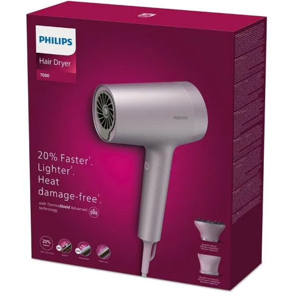 Επαγγελματικό Πιστολάκι Μαλλιών Philips BHD723/10 Series 7000 με Φυσούνα 2300W