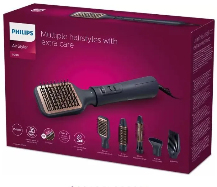 Κεραμική Ηλεκτρική Βούρτσα με Αέρα Philips BHA530/00 Series 7000 για Ίσιωμα & Μπούκλες 1000W
