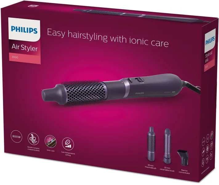 Ηλεκτρική Βούρτσα Philips BHA305/00 3000 Series για Μπούκλες 800W