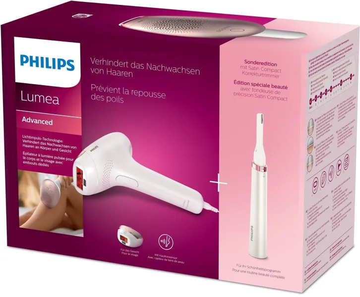 Σετ Αποτρίχωσης IPL Philips Lumea 7000 Series BRI921/00 για Πρόσωπο, Σώμα & Μπικίνι