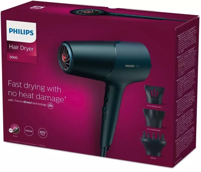 Πιστολάκι Μαλλιών Philips BHD512/20 Series 5000 με Φυσούνα 2300W