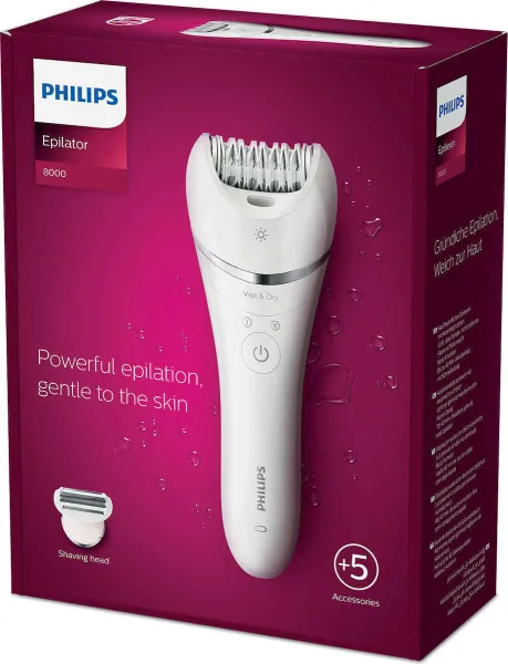 Σετ Αποτρίχωσης Epilator Philips BRE710/00 Series 8000 για Σώμα & Μπικίνι