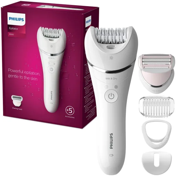 Σετ Αποτρίχωσης Epilator Philips BRE710/00 Series 8000 για Σώμα & Μπικίνι