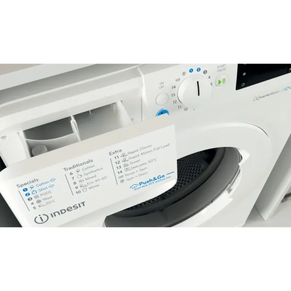 Πλυντήριο Ρούχων Indesit BWE 81295X WV EE 8kg 1200 Στροφών