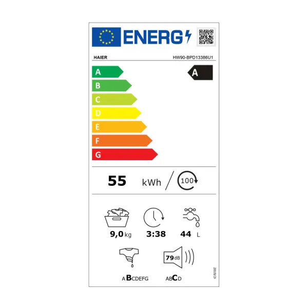 Πλυντήριο Ρούχων Άνω Φόρτωσης Haier HW90-BPD13386U1