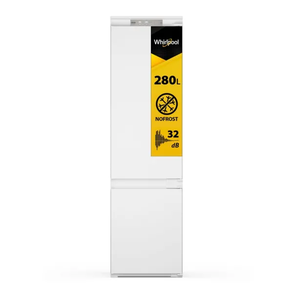 Εντοιχιζόμενος Ψυγειοκαταψύκτης Whirlpool WHC20 T573 280lt Total NoFrost Υ193.5xΠ54xΒ54.5εκ.