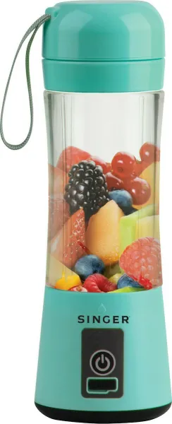 Μπλέντερ για Smoothies Singer 0.38lt Γαλάζιο