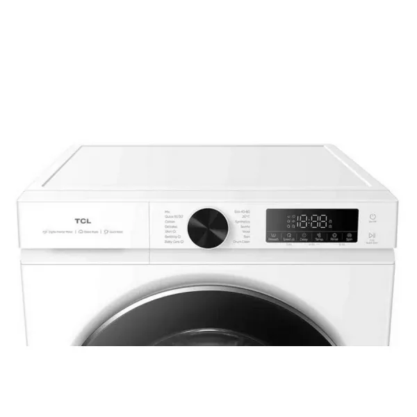 Πλυντήριο Ρούχων TCL 9kg με Τεχνολογία Ατμού 1400 Στροφών