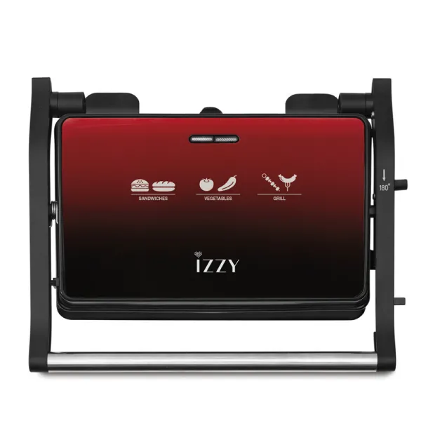 Τοστιέρα Γκριλιέρα Izzy Panini IZ-2022 1000W Ombre Red