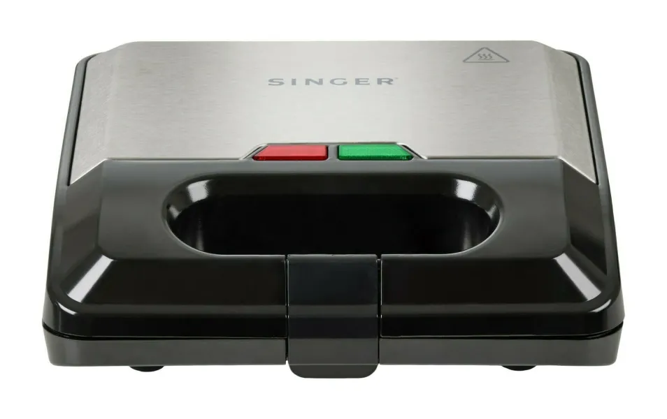 Σαντουϊτσιέρα Βαφλιέρα Singer SMW-7520 2 Θέσεων 750W