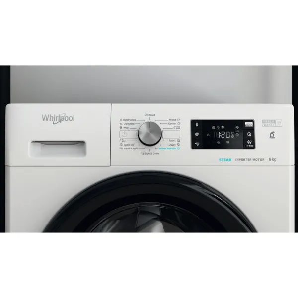 Πλυντήριο Ρούχων Whirlpool FFB 9479 BV EE 9kg με Τεχνολογία Ατμού 1400 Στροφών