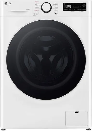 Πλυντήριο-Στεγνωτήριο LG D4R5009TSWW 9kg/6kg Ατμού 1400 Στροφές 