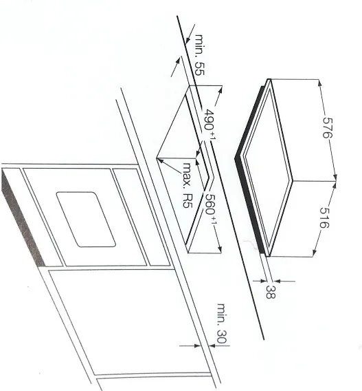 Κεραμική Εστία Αυτόνομη AEG HK624000XB με Πλαίσιο 