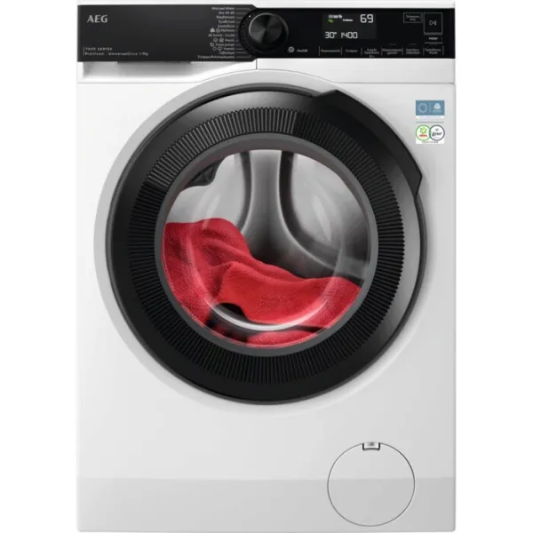Πλυντήριο Ρούχων AEG LFR73944FUG 9kg με τεχνολογία Ατμού 1400 Στροφές 