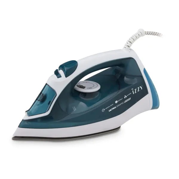 Σίδερο Ατμού Izzy IZ-1113 Ultra Ceramic 2400W με Κεραμική Πλάκα 