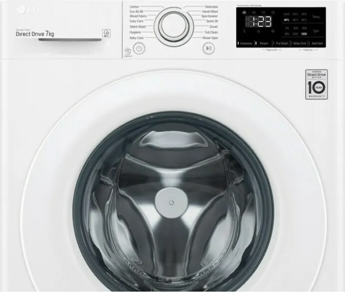 Πλυντήριο Ρούχων LG F2WV3S7N3E 7kg 1200 Στροφές 