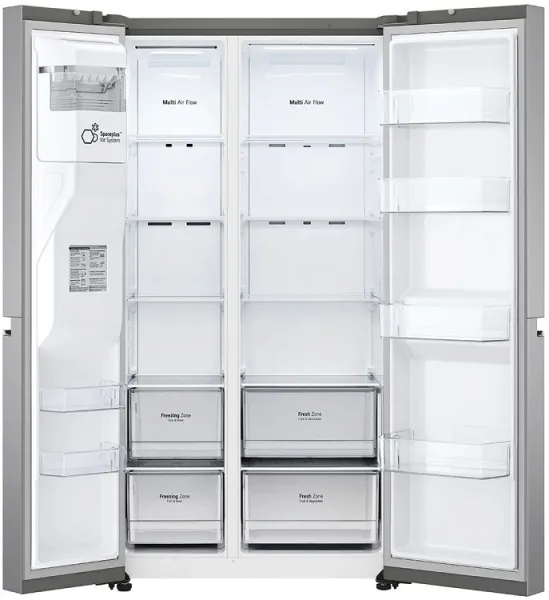 Ψυγείο Ντουλάπα LG GSLV70PZTE 635lt NoFrost 