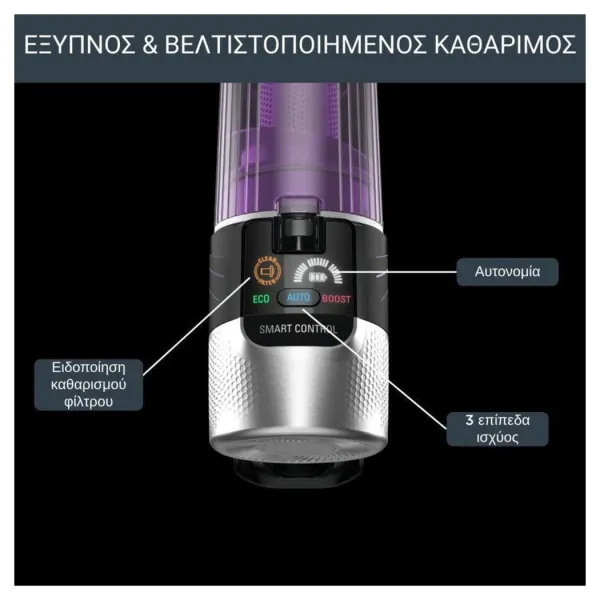 Επαναφορτιζόμενη Σκούπα Stick 2 σε 1 Rowenta RH2038 X-Force Flex 9.60 Allergy 18V 