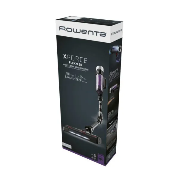 Επαναφορτιζόμενη Σκούπα Stick 2 σε 1 Rowenta RH2038 X-Force Flex 9.60 Allergy 18V 