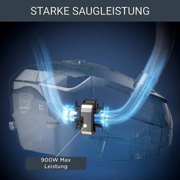 Ηλεκτρική Σκούπα Rowenta RO4933 Green Force Max 900W με Σακούλα 4,5lt