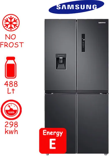 Ψυγείο Ντουλάπα Samsung RF48A401EB4/EF 488lt NoFrost